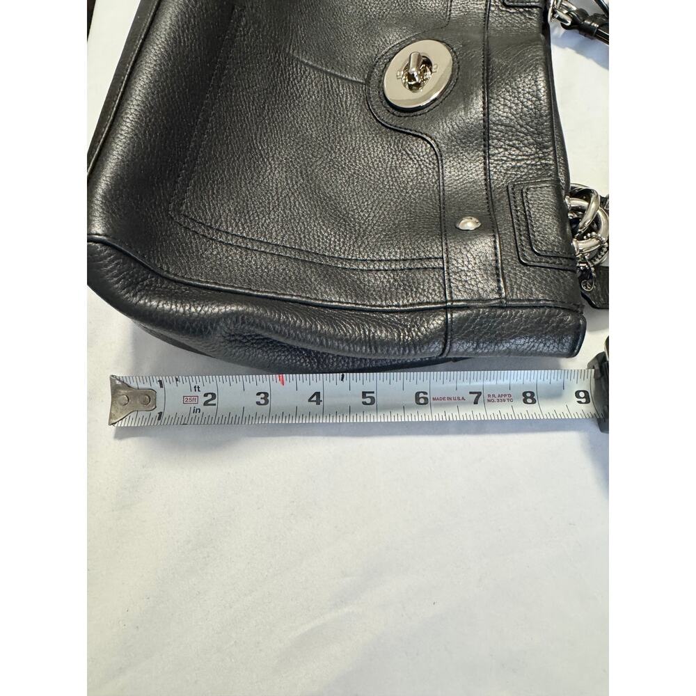 COACH Penelope Black Luxurious Leather Tote - Picture 11 of 11